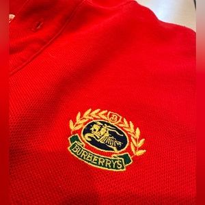 Burberry’s Vintage Red Polo XL (Made in USA)